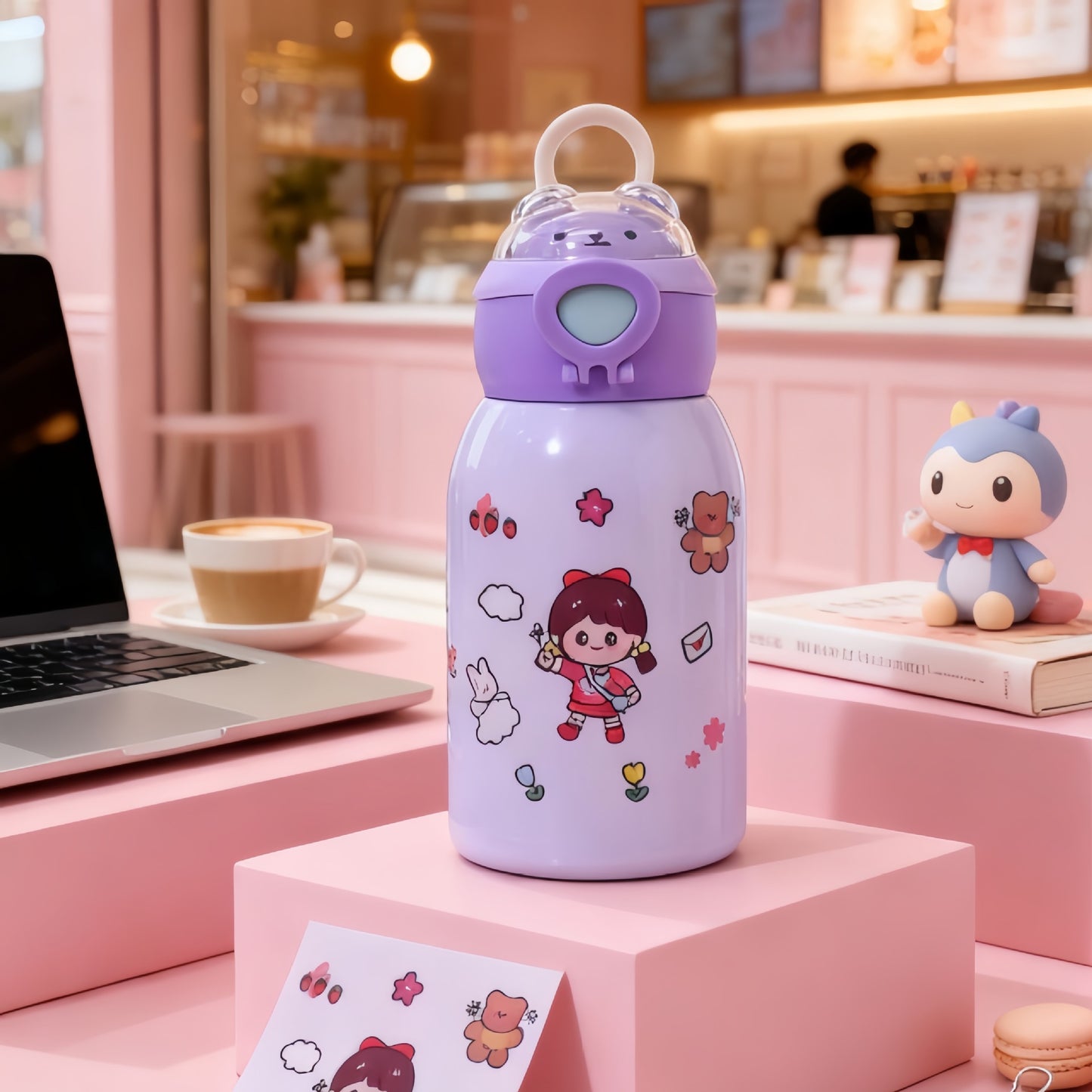 Damen Trinkflasche mit einzigartigem Astronauten-Design Karnz