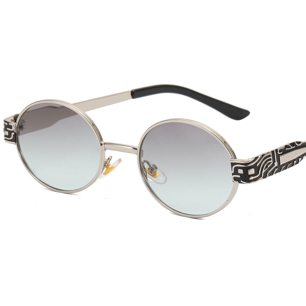 Damen stylische Sonnenbrille mit einzigartigen Verzierungen Karnz