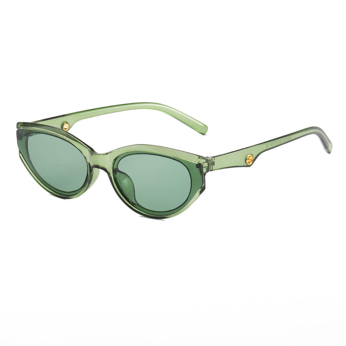 Damen Cat-Eye Sonnenbrille mit transparentem, modernem Design Karnz