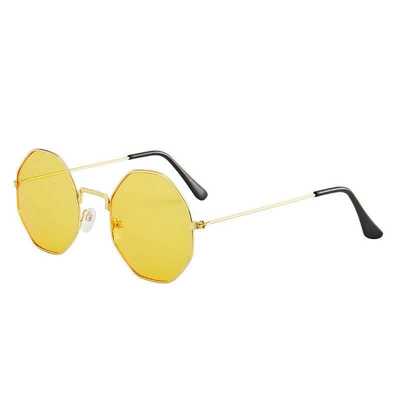 Damen ausgefallene achteckige Sonnenbrille Karnz