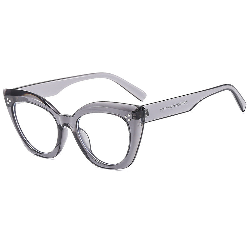 Damen Cat-Eye Sonnenbrille mit luxuriösen Akzenten Karnz