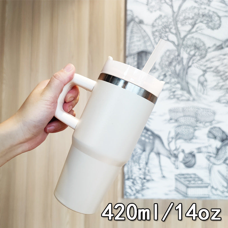 Damen Premium Getränkebecher mit ausklappbarem Strohhalm Karnz