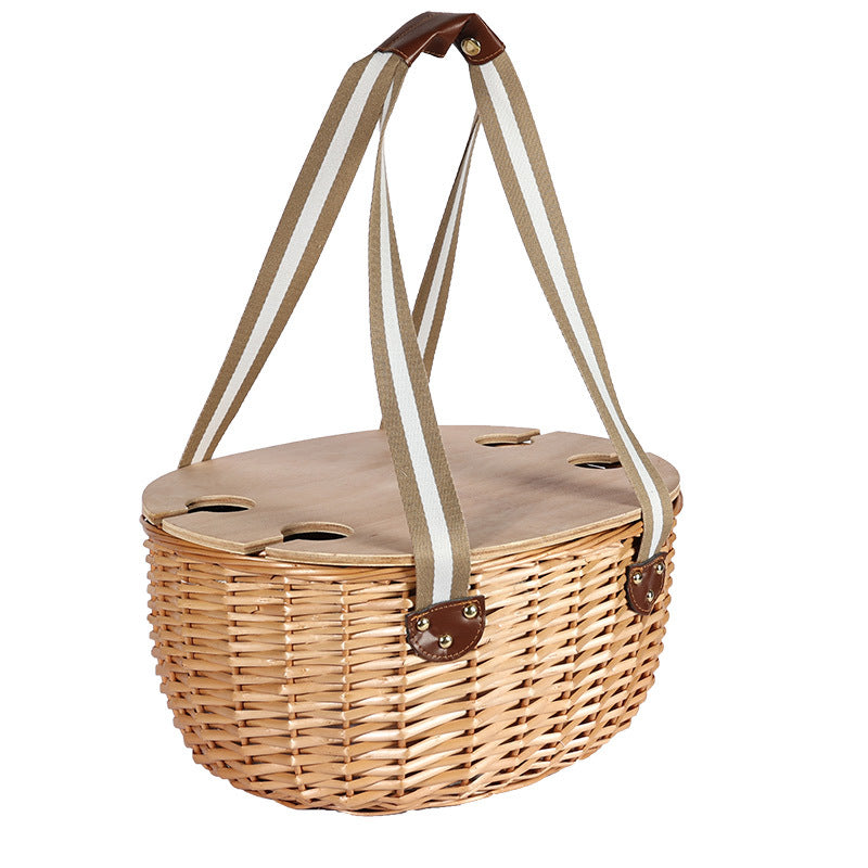 Damen Picknickkorb mit praktischem Klapptisch Karnz