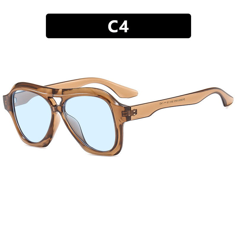 Damen modische Sonnenbrille mit einzigartigem Design und schützendem UV-Filter Karnz