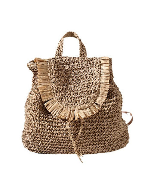 Damen Handgeknüpfte Freizeit-Rucksacktasche Karnz
