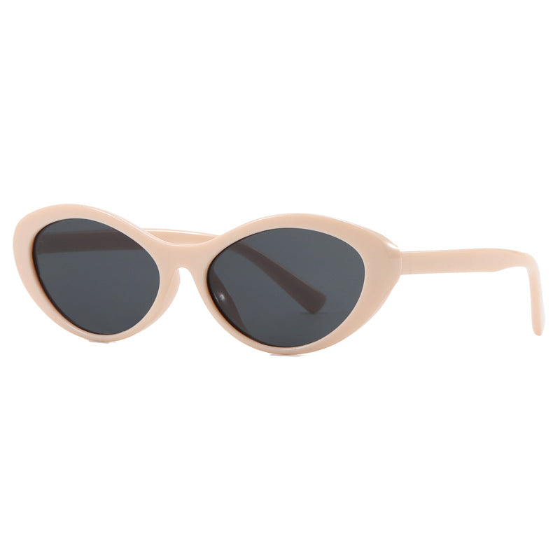 Damen stylische Cat-Eye Sonnenbrille mit sanften Kurven und UV-Schutz Karnz