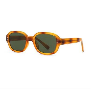 Damen modische Sonnenbrille mit großem, eckigem Rahmen Karnz