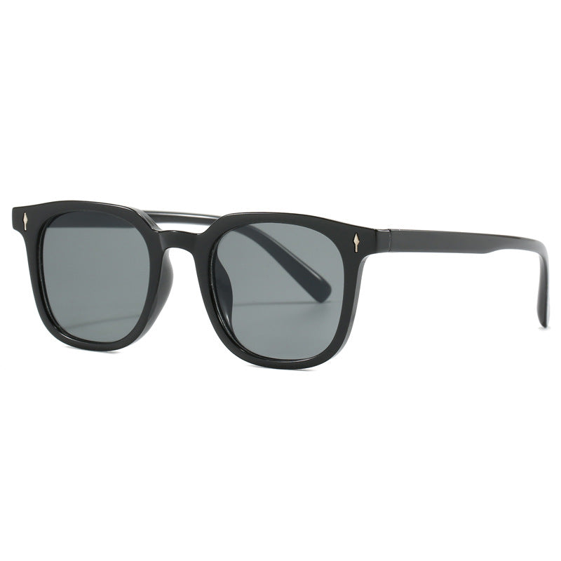 Damen modische quadratische Sonnenbrille mit langlebigem Kunststoffrahmen Karnz