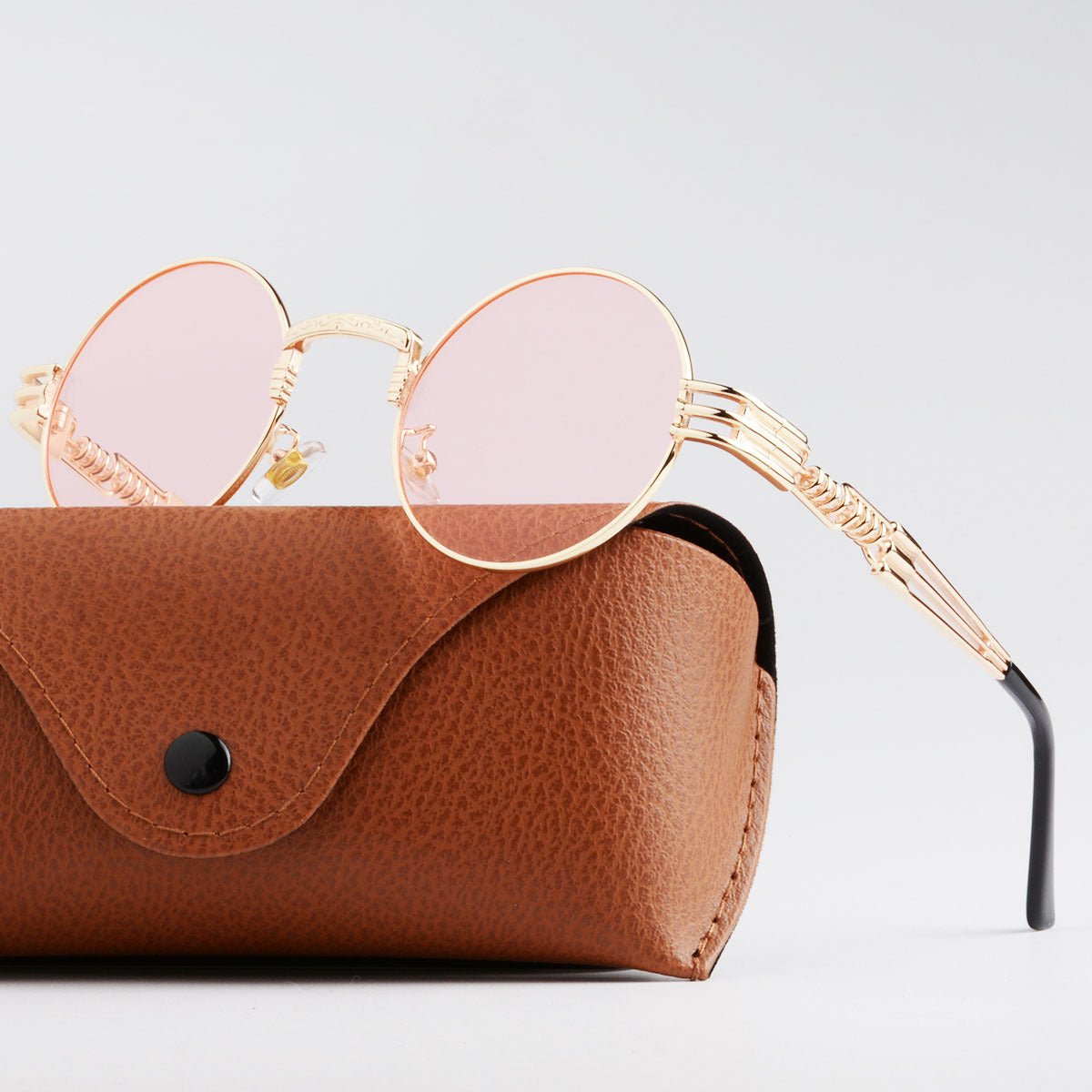 Damen Künstlerische Rundbrille Karnz