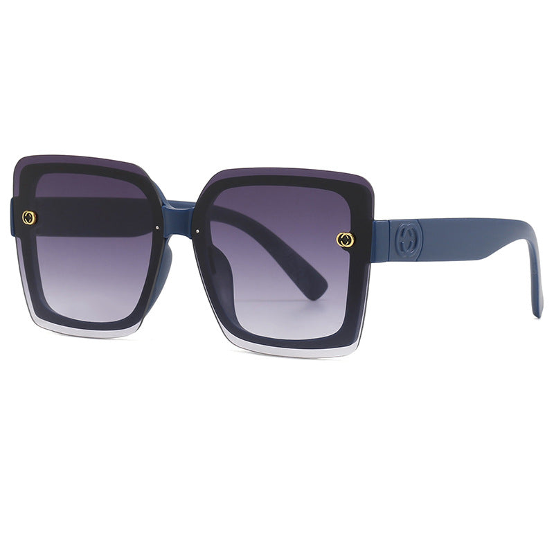 Damen oversized quadratische Sonnenbrille mit elegantem Rahmen Karnz