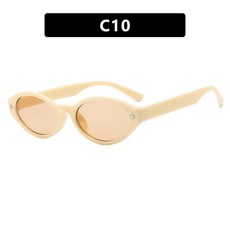 Damen Cat-Eye Sonnenbrille mit elegantem Tragetaschen-Design Karnz