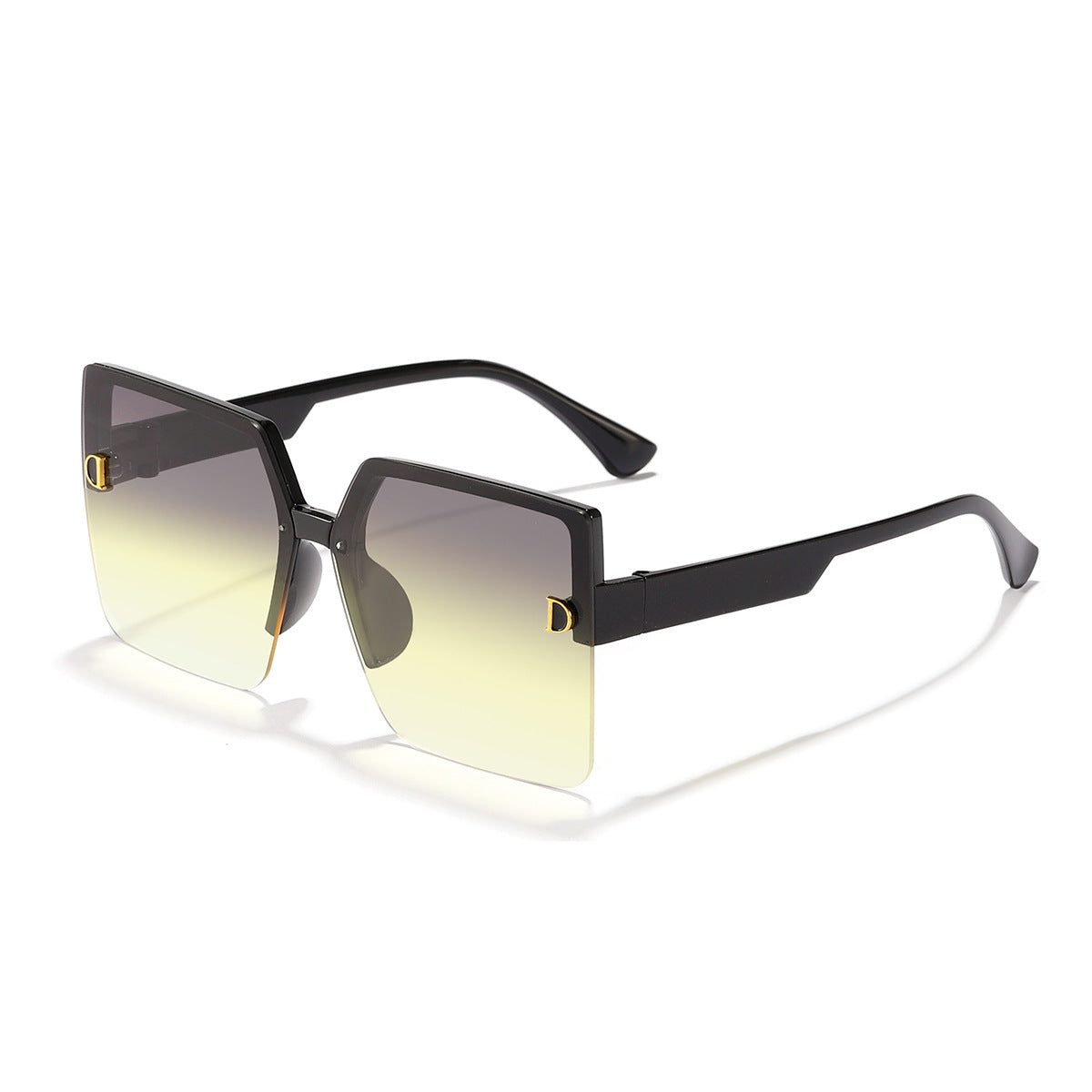 Damen quadratische Sonnenbrille mit elegantem Verlauf Karnz
