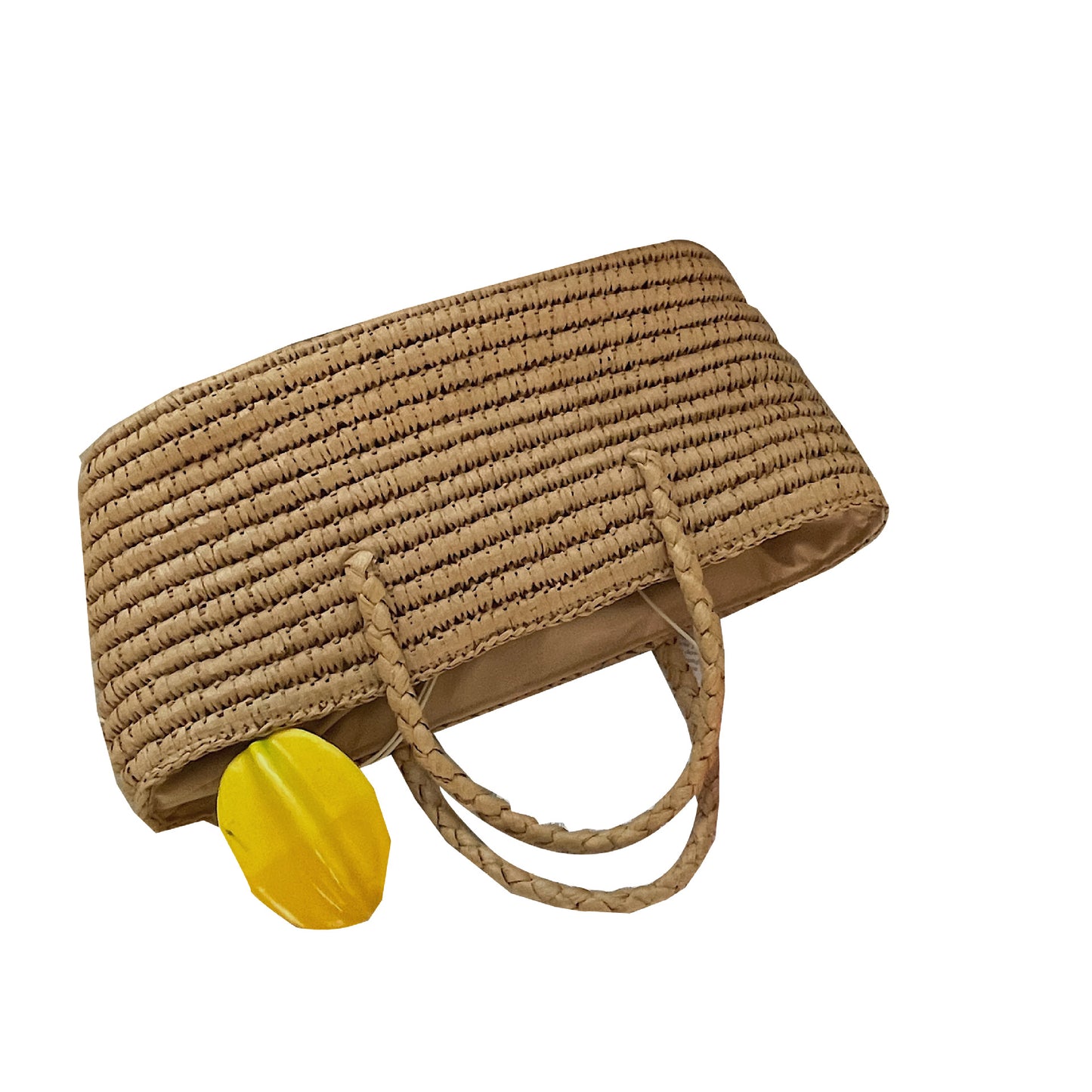 Damen Handtasche aus geflochtenem Naturmaterial Karnz