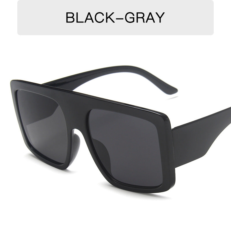Damen oversized Sonnenbrille mit markantem Leopardenmuster Karnz