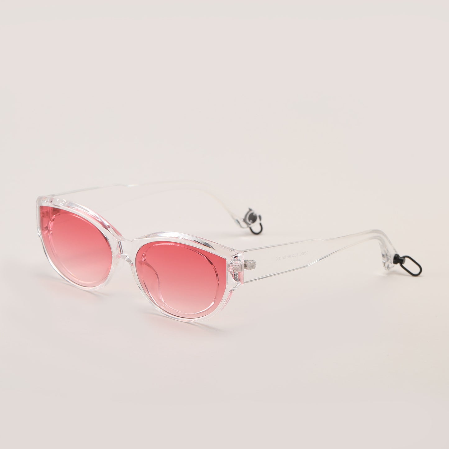 Damen modische Sonnenbrille mit transparentem Rahmen und UV-Schutz Karnz