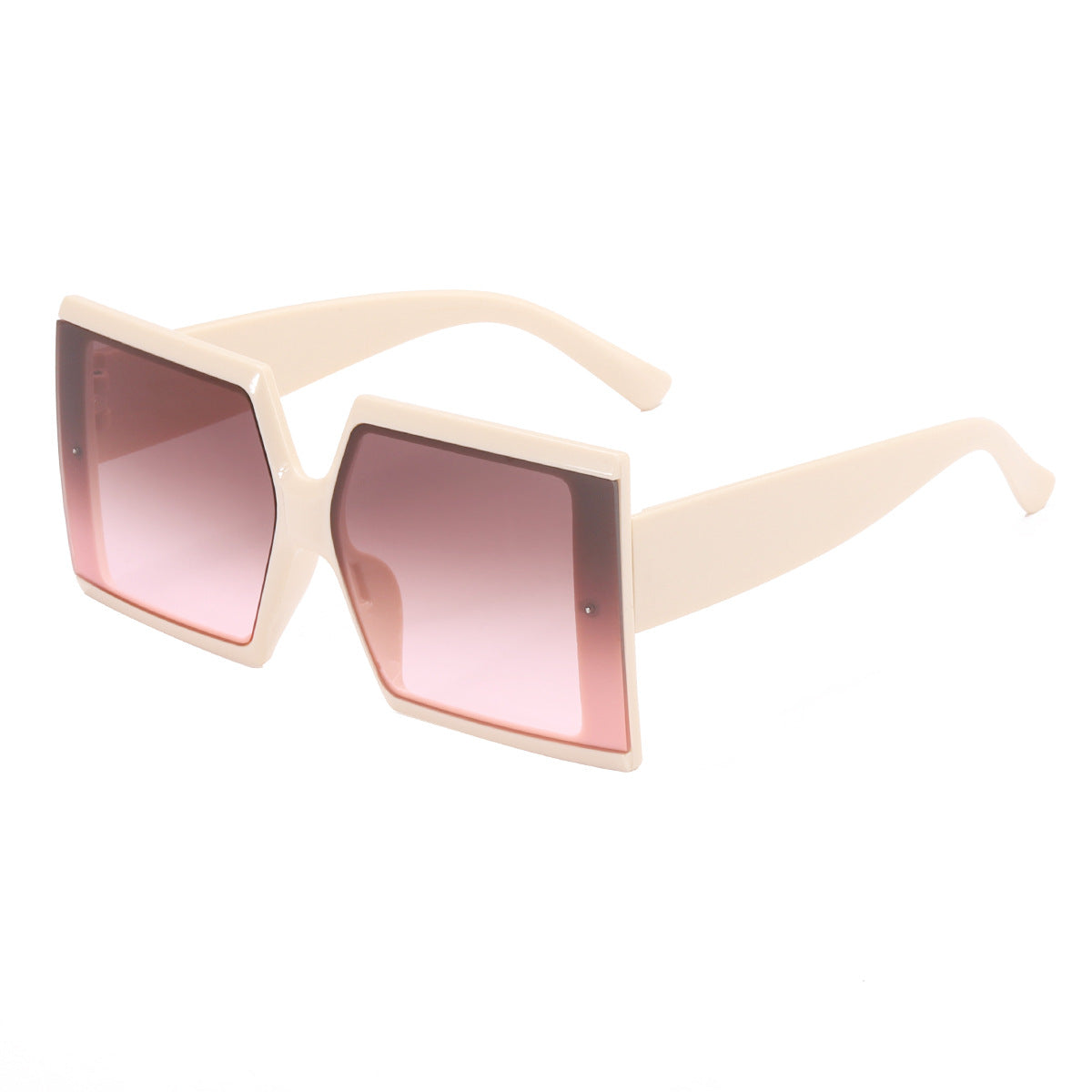 Damen oversized Sonnenbrille mit trendigem Leoprint Karnz