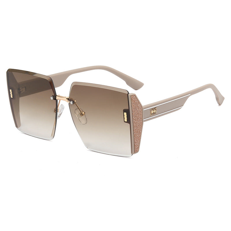 Damen Oversized Glamour Sonnenbrille Karnz
