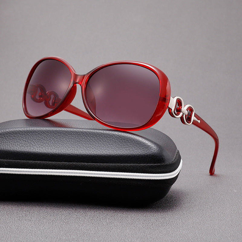 Damen Oversized Sonnenbrille mit UV-Schutz und trendigem Design Karnz