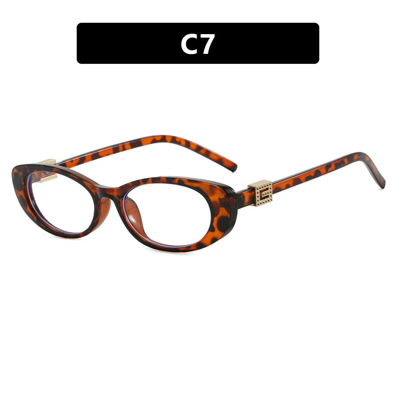 Damen elegante Cat-Eye Sonnenbrille mit feinen Akzenten Karnz