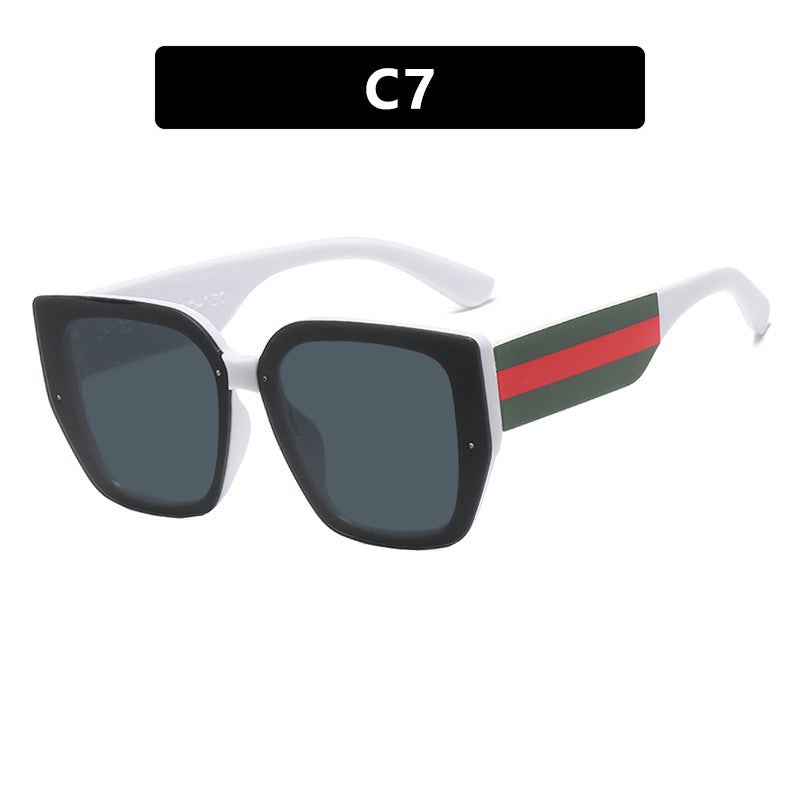 Damen oversized Sonnenbrille mit modischem Rahmen und UV-Schutz Karnz