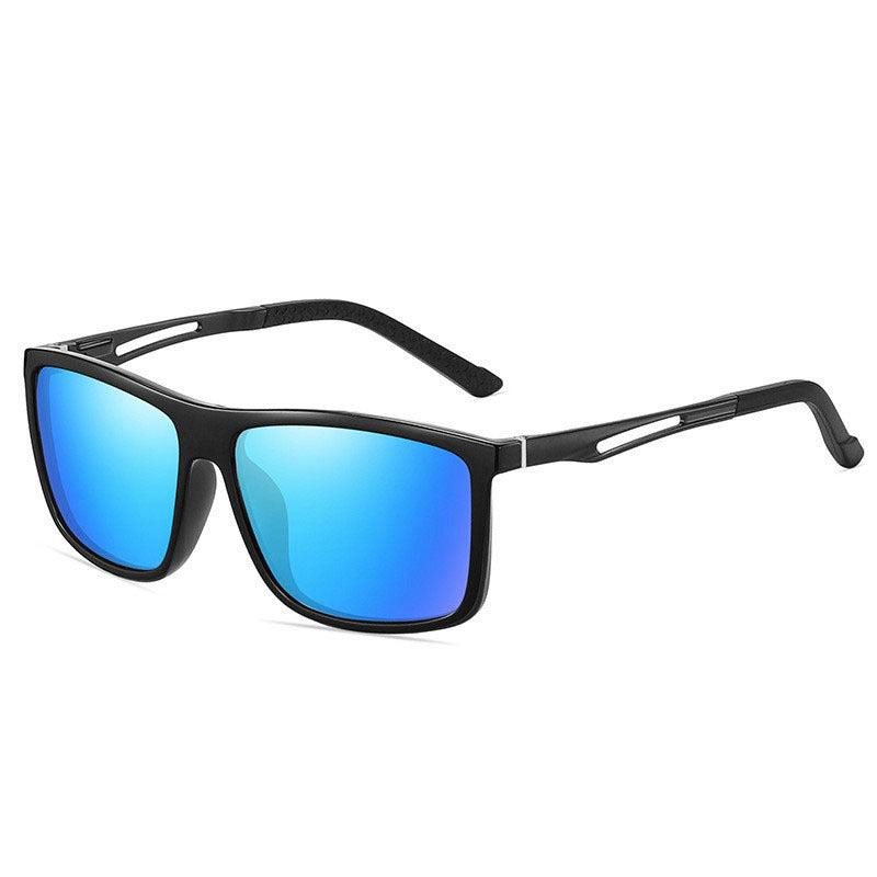 Herren Sportliche Sonnenbrille mit rutschfesten Bügeln und UV-Schutz Karnz