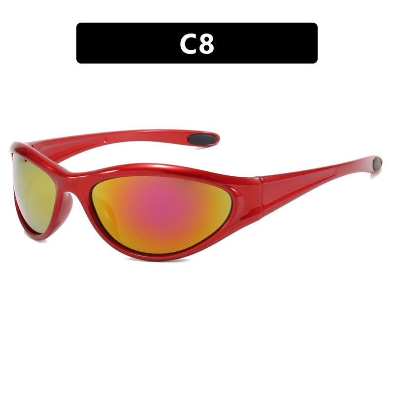 Damen sportliche Sonnenbrille mit polarisierenden Gläsern und ergonomischem Design Karnz