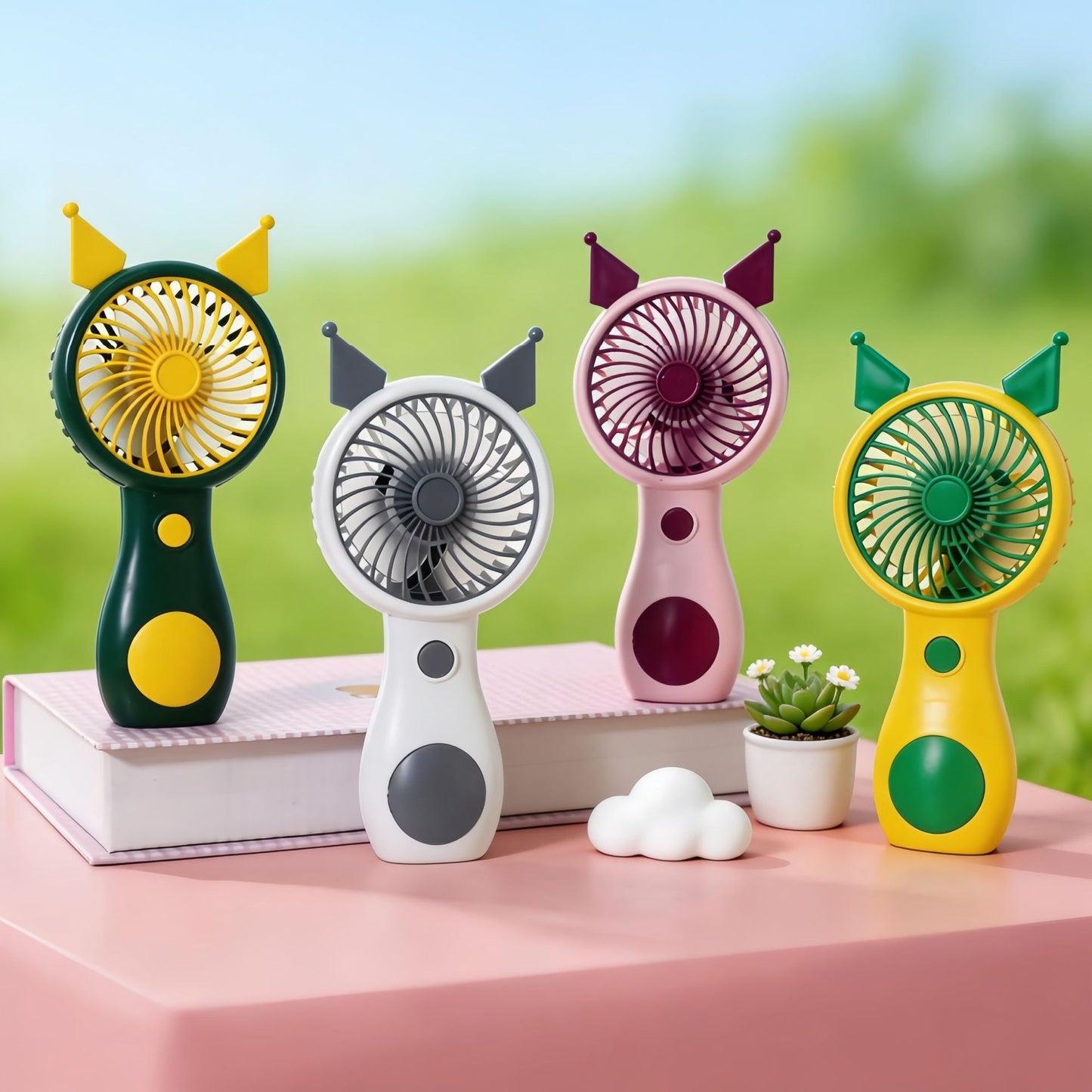Damen tragbarer USB-Handventilator Karnz