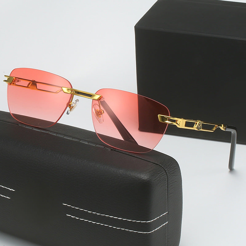 Damen Designer Sonnenbrille mit elegantem Metallrahmen Karnz
