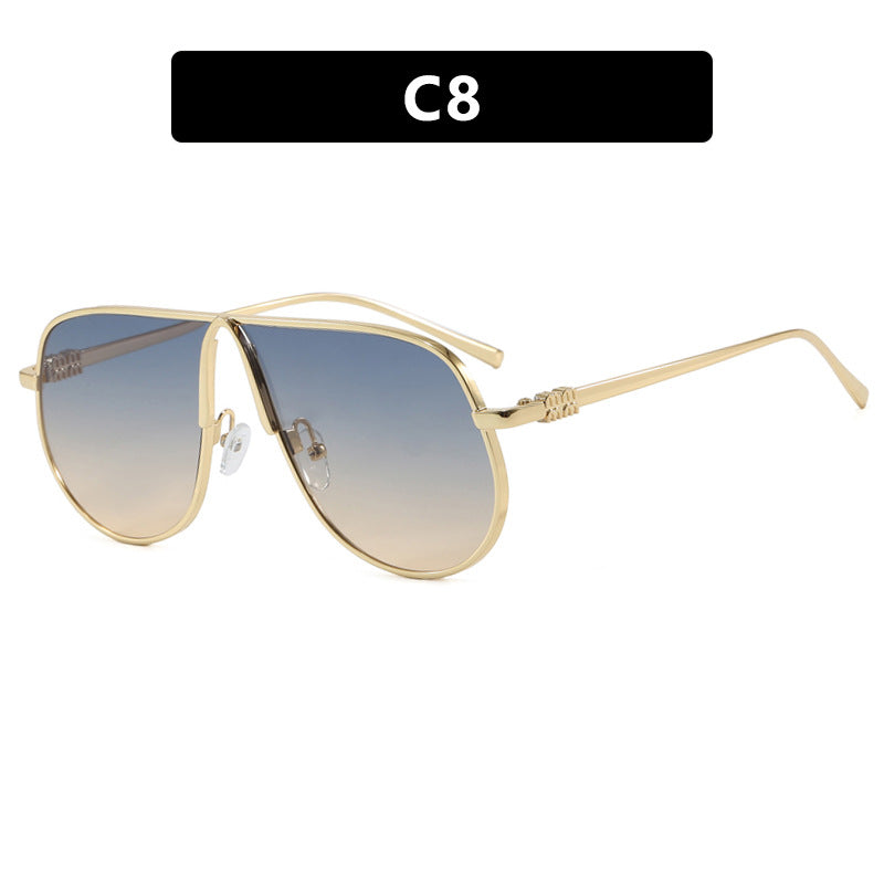 Damen Pilotensonnenbrille mit hochwertigem Metallrahmen und polarisierten Gläsern Karnz