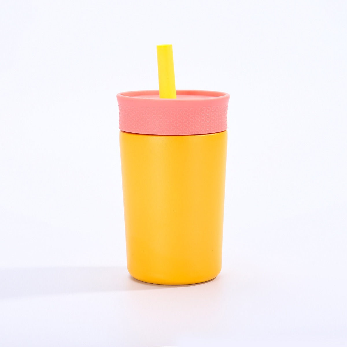 Damen isolierter Kaffeebecher mit integriertem Trinkhalm Karnz