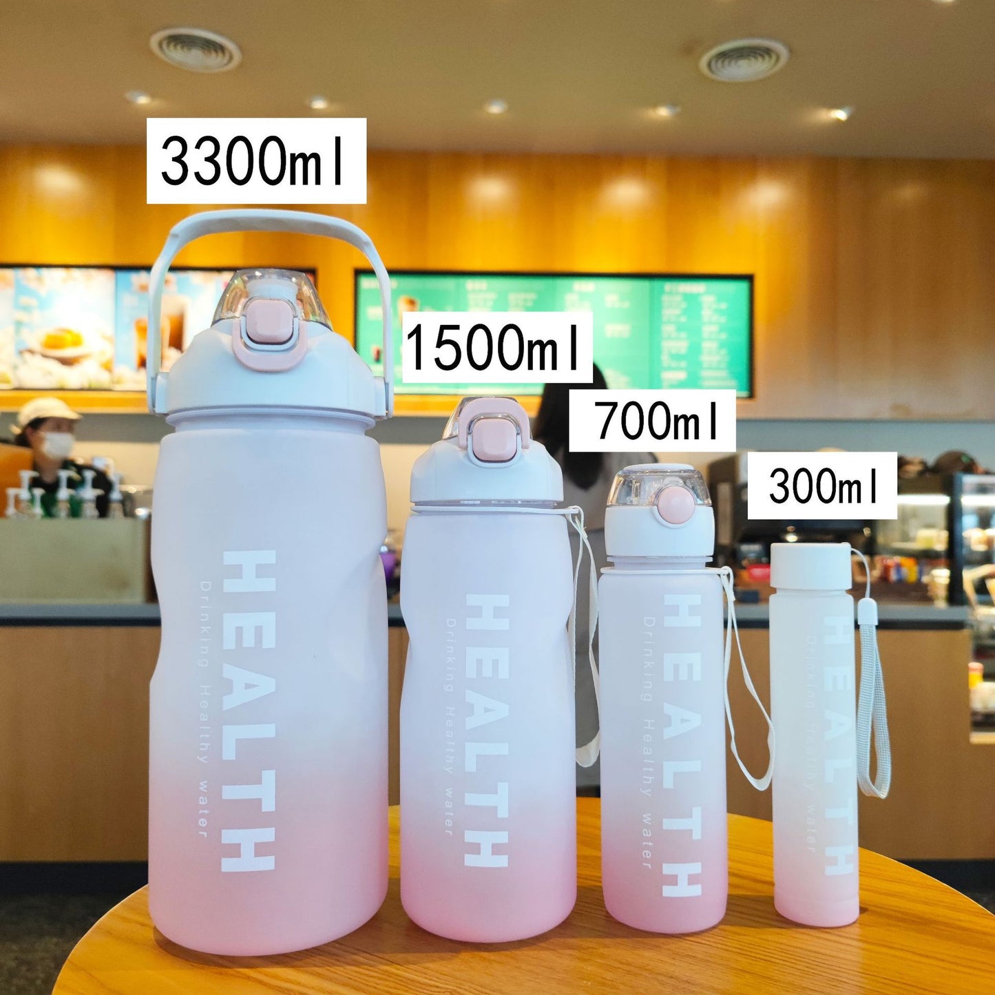 Damen vielseitige Trinkflasche mit praktischem Klappdeckel Karnz