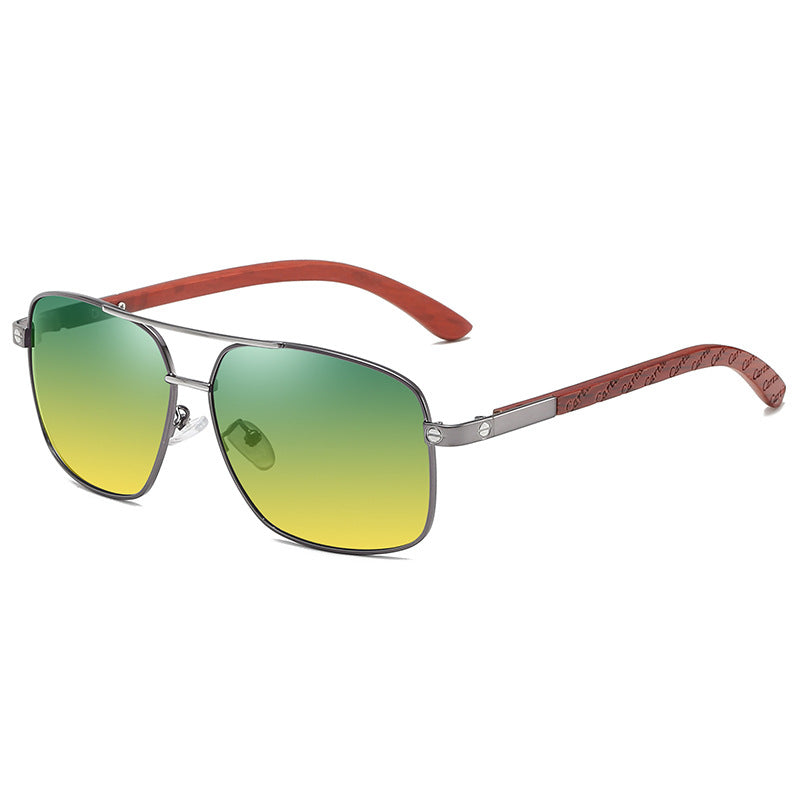 Damen stilvolle quadratische Sonnenbrille mit komfortablem Nasenpolster Karnz