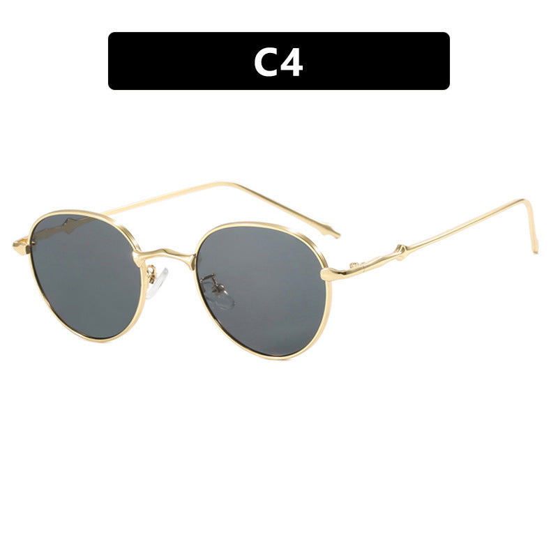 Damen elegante Sonnenbrille im modischen Ovale-Design Karnz