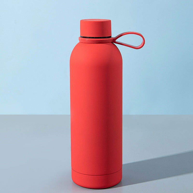 Damen stilvolle Edelstahl-Trinkflasche mit innovativem Verschluss Karnz