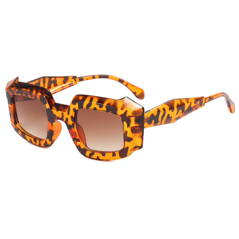 Damen trendige geometrische Sonnenbrille Karnz
