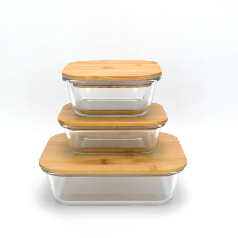 Damen luftdichte Aufbewahrungsboxen-Set aus Glas Karnz