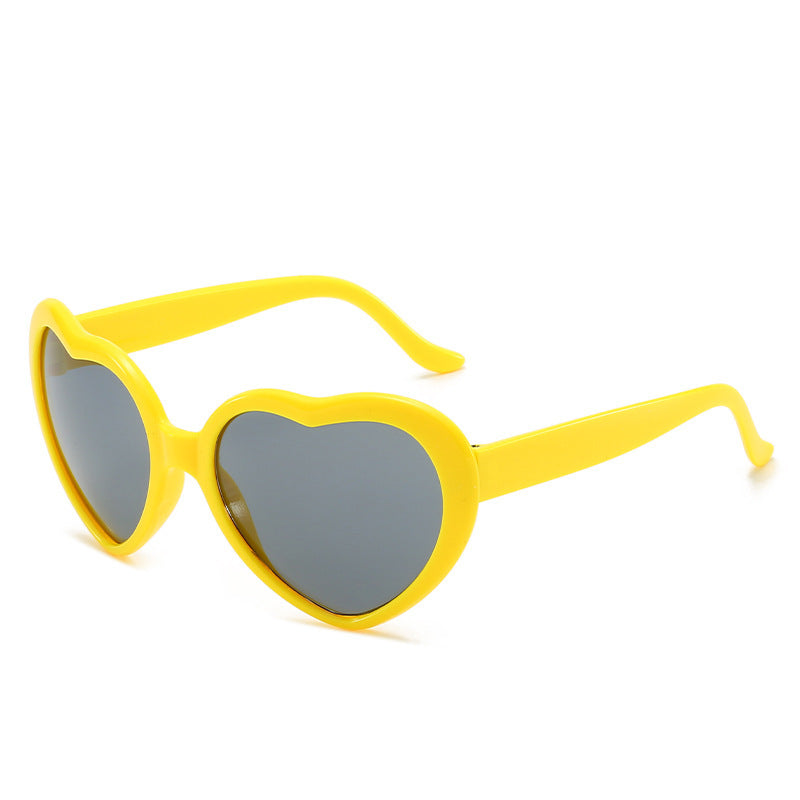 Damen Herzförmige Sonnenbrille Karnz