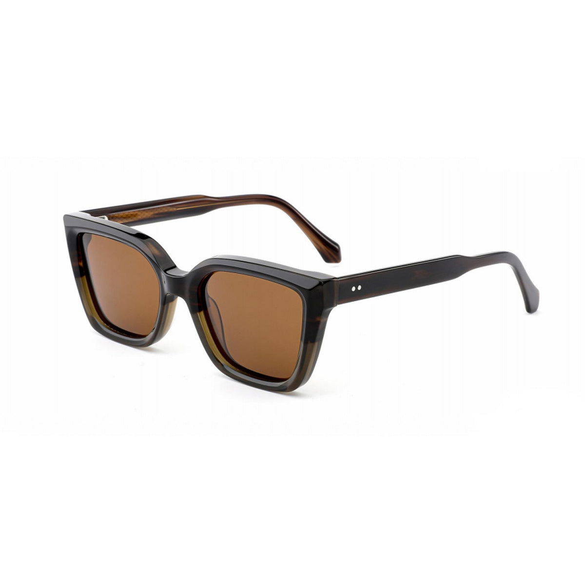 Damen modische Freizeit-Sonnenbrille mit künstlerischem Rahmen und UV-Schutz Karnz