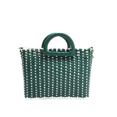 Damen Handtasche im modernen Flecht-Design Karnz