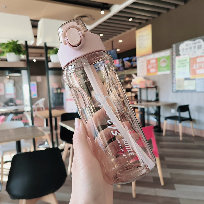 Damen Sportliche Trinkflasche mit innovativem Verschluss Karnz