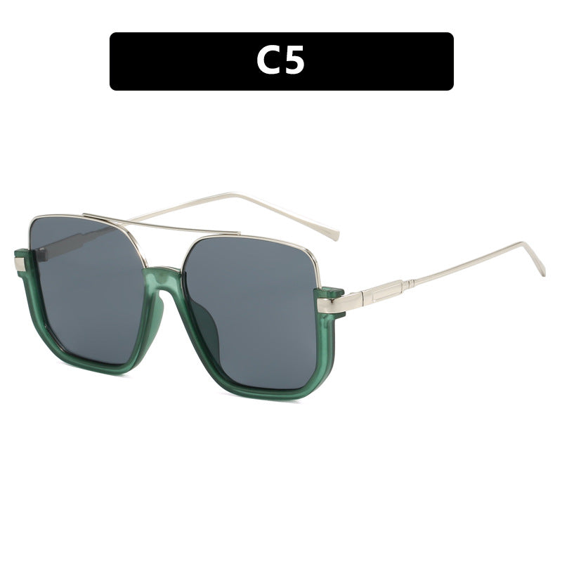 Damen oversized Sonnenbrille mit trendigem quadratischen Rahmen und schützendem UV-Filter Karnz
