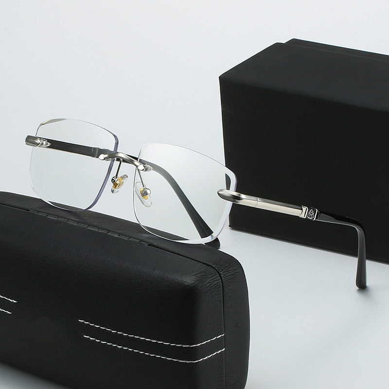 Damen quadratische Sonnenbrille mit stilvollen Kunststoff- und Metalldetails Karnz