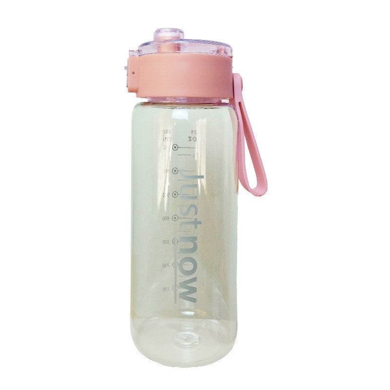Unisex BPA-freie Wasserflasche mit Messskala Karnz