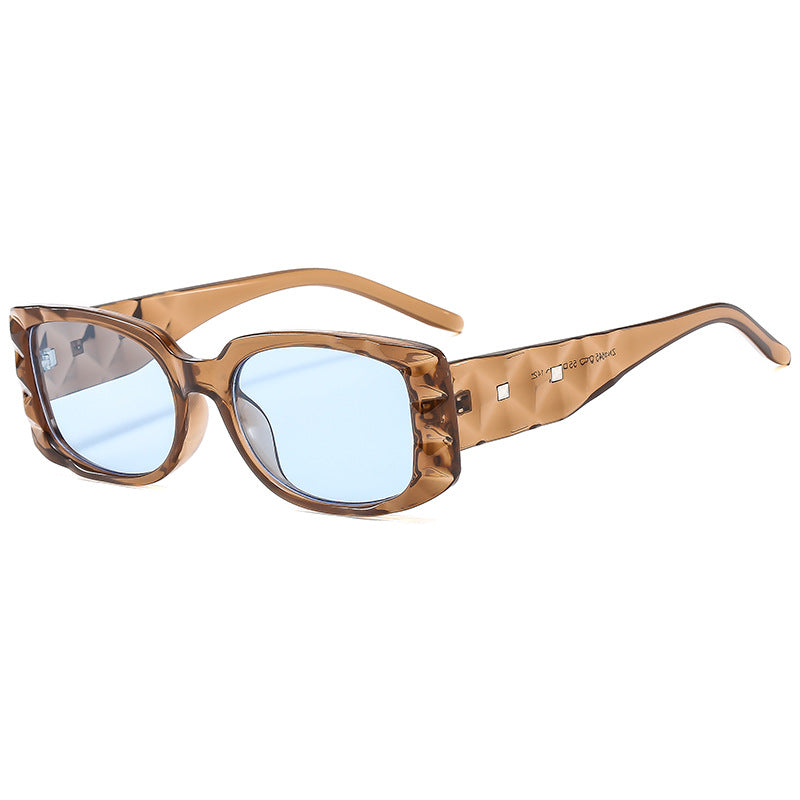 Damen Designer Sonnenbrille mit einzigartigem Rahmen und UV-Schutz Karnz
