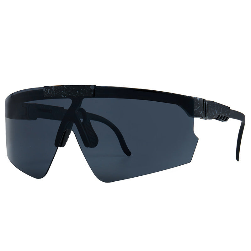 Damen Sport-Sonnenbrille im modernen Design mit großflächigen Gläsern Karnz