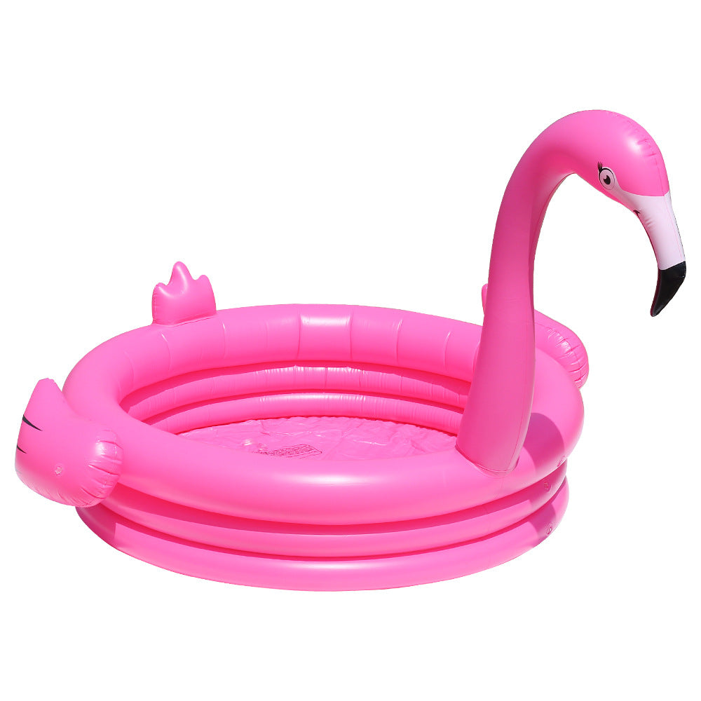Damen Aufblasbares Flamingo-Schwimmbecken Karnz