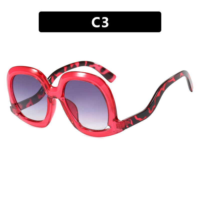 Damen oversized Sonnenbrille mit modischem Design Karnz
