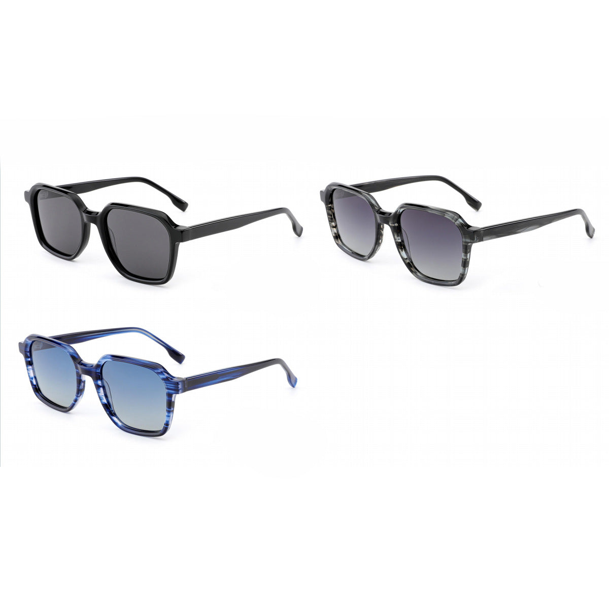 Damen Sonnenbrille im exklusiven, geometrischen Design mit polarisierten Gläsern Karnz