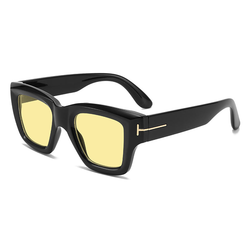 Damen modische quadratische Sonnenbrille mit UV-Schutz und elegantem Design Karnz