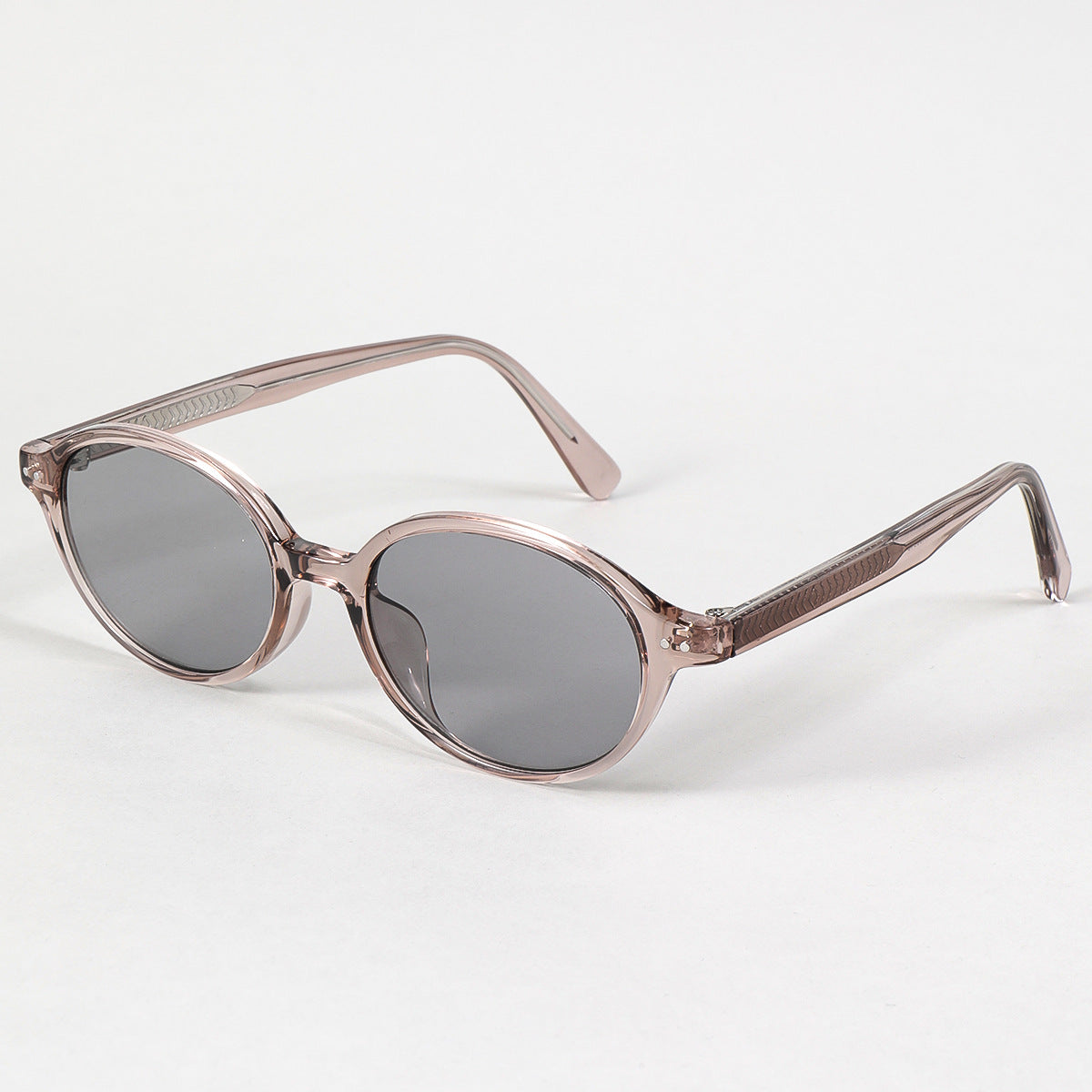 Damen modische Sonnenbrille im Retro-Stil mit braunen Gläsern Karnz